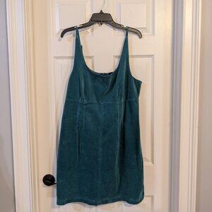 Wild Fable Green Corduroy Mini Dress